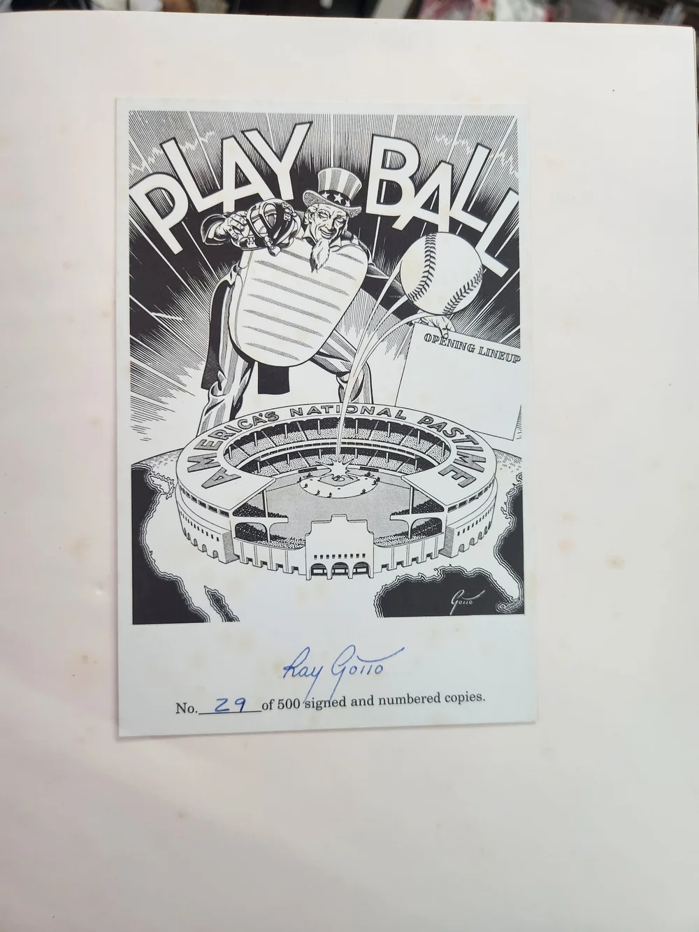 Cotton Woods Comic Book — Bold Retro Baseball Cover